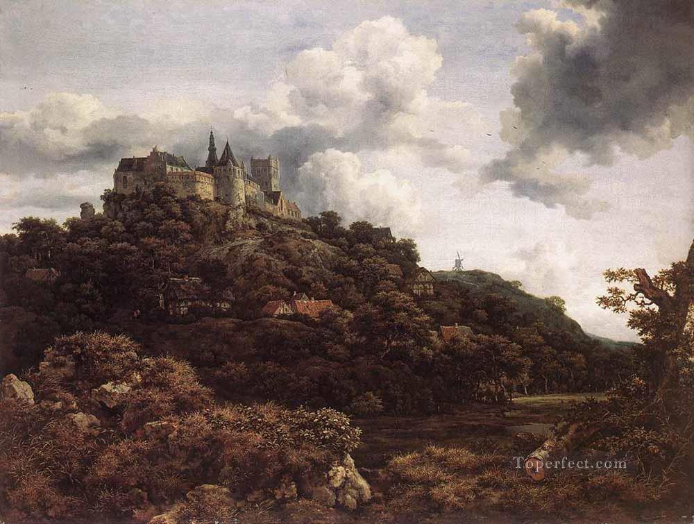 Bentheim Castle Jacob Isaakszoon van Ruisdael Oil Paintings